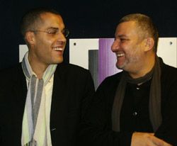 Kamel Mennour et Bruno Peinado
