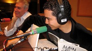 Alain Séchas et Chakib Lahssaini.