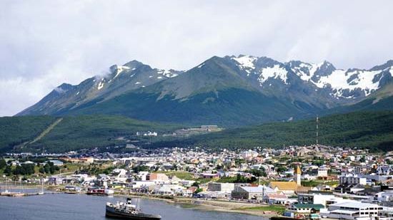 Le port d'Ushuaïa, en Argentine.