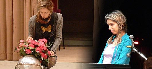 Aurélia Alcaïs dans le rôle de Marijka, à la fois personnage extérieur au couple et élément perturbateur