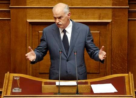 Papandreou accepterait de démissionner s'il obtient la confiance