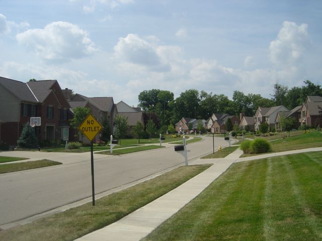 "Suburbs" américains dans l'Ohio.