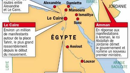 La situation en Egypte le 1er février