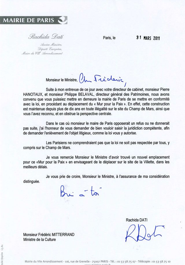 Dati lettre