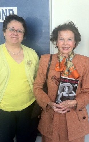 Carole Desbarats et Leslie Caron