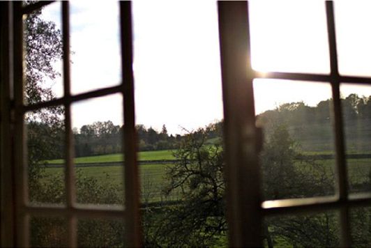 Vue du bureau normand de Jérôme Garcin