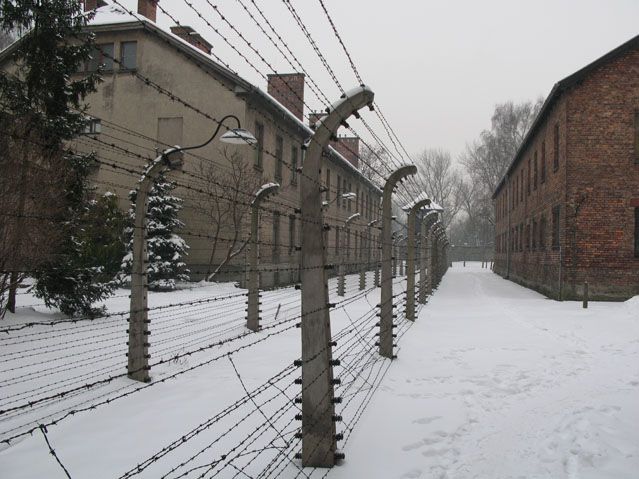 Les blocks du camp d'Auschwitz I