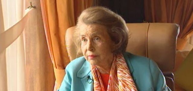 Capture d'écran de l'interview de Liliane Bettencourt à France 3 Bretagne