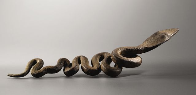 Serpent, Collection particulière, fer