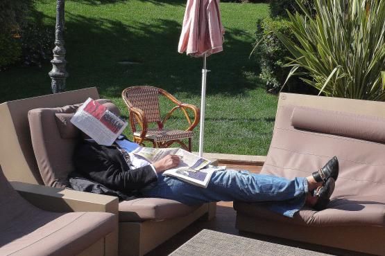 Un auditeur d'Esprit critique, à Cannes