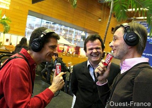 avec F Xavier Roth et G Courchelle, à Nantes