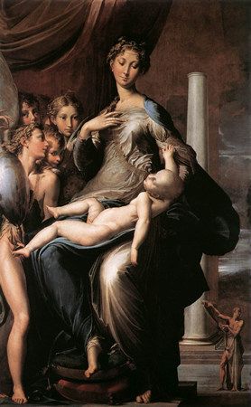 Le Parmesan, La vierge au long cou