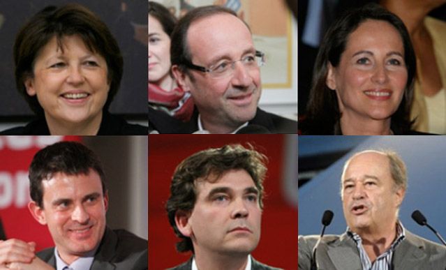 Les 6 candidats à la primaires socialiste