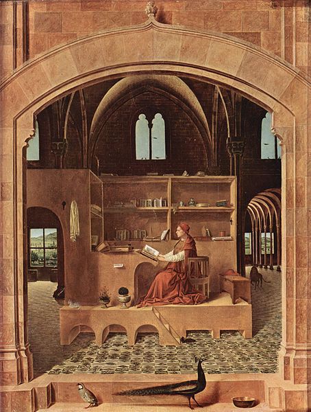 Saint Jérome dans un interieur