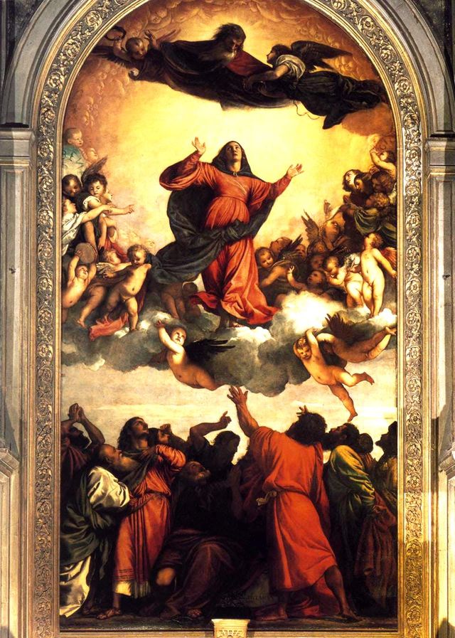 L'assomption de la vierge - Le Titien