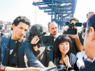 François Bougon à la une du quotidien chinois Shenzhen Daily