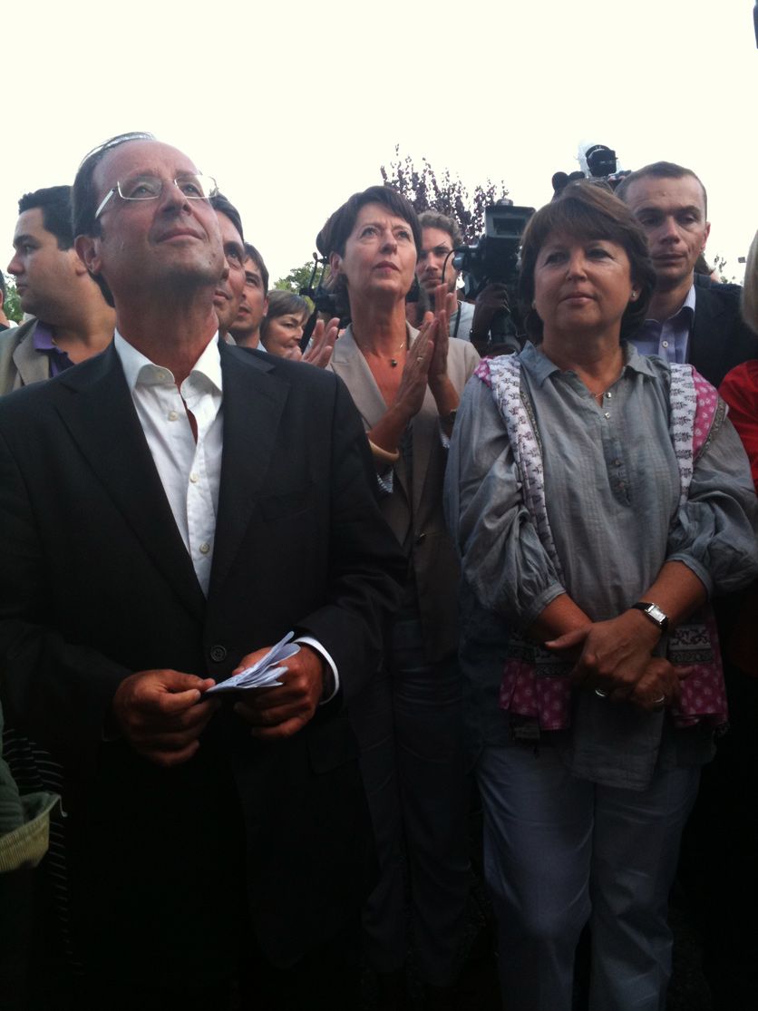 François Hollande et Martine Aubry à la Rochelle