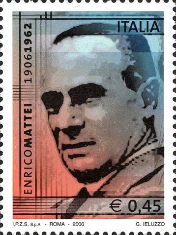 Timbre Enrico mattei