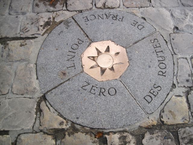 Point zéro des routes de France