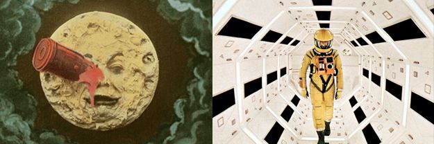 le voyage dans la lune / 2001 l'odyssée de l'espace