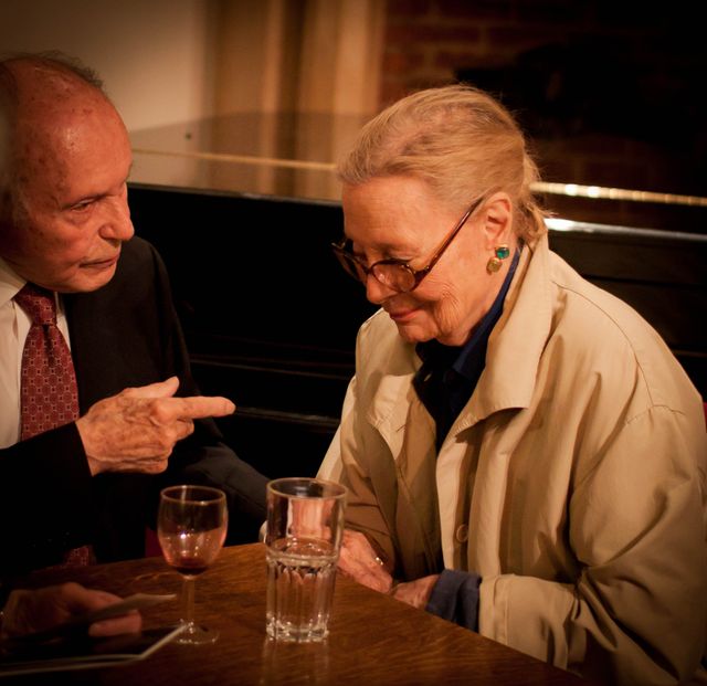 René de Obaldia et Michèle Morgan