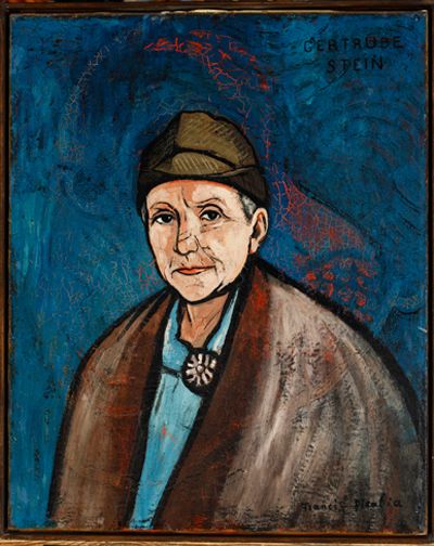 Francis Picabia Gertrude Stein, 1933 Huile, 74.93 x 60.96 cm Collection particulière c/o Concept Art Gallery, Pittsburgh