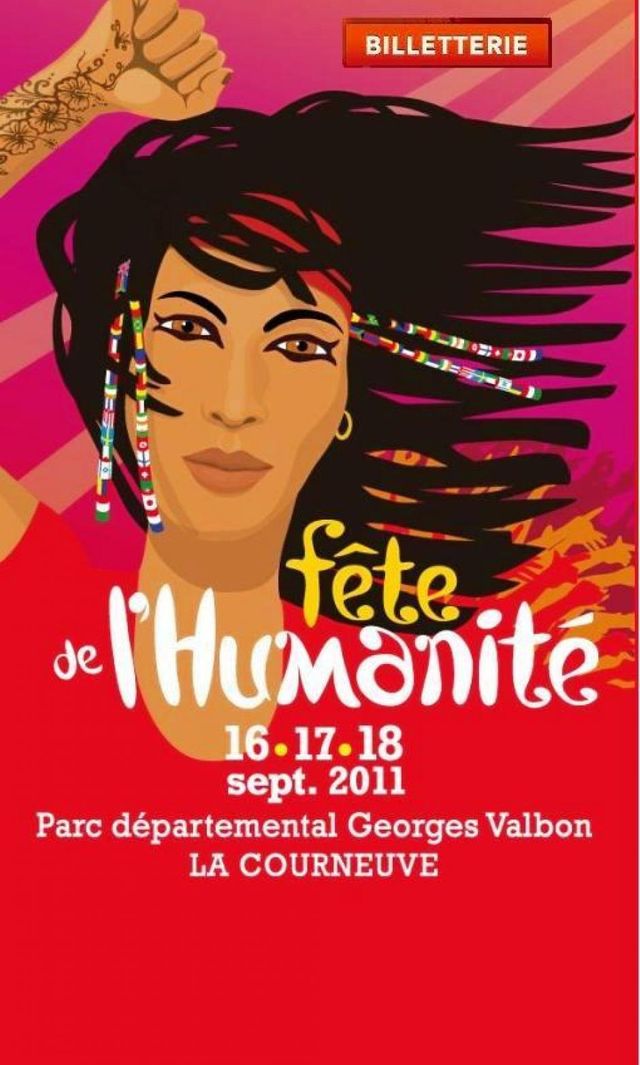 Afiiche de la fête de l'Humanité 2011