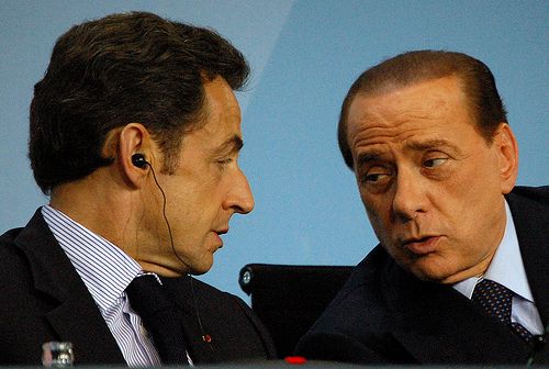 Silvio Berlusconi, Nicolas Sarkozy
