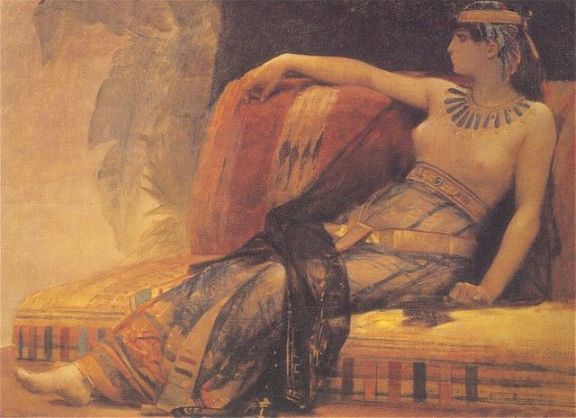 Alexandre Cabanel - cléopatre (étude)