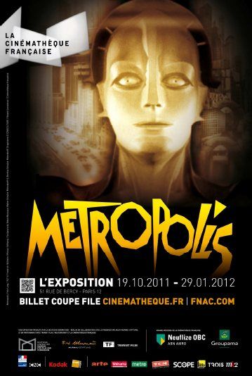 Affiche de l'exposition Metropolis à la Cinémathèque française
