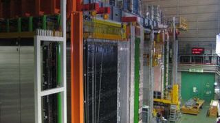 Le détecteur de neutrinos au laboratoire du Gran Sasso en Italie
