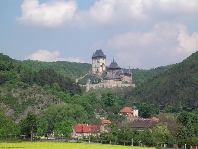 Château Charles IV à Karlstejn en République tchèque