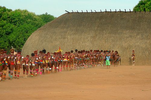 Indiens d'Amazonie en marche
