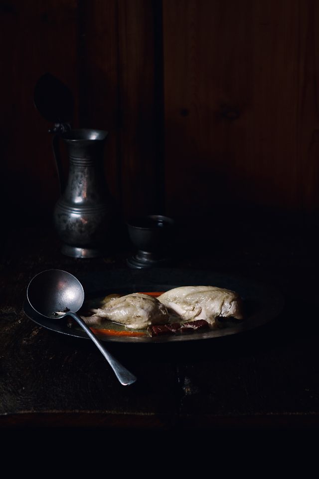 Bouillon et Poule au pot
