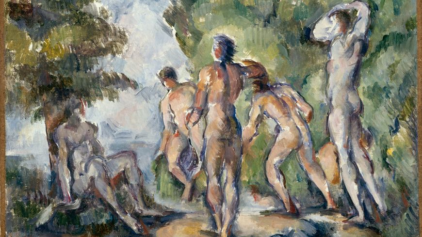 Cézanne, Les baigneurs