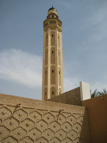 Minaret à Tozeur, en Tunisie