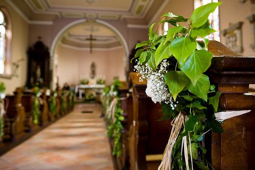 Mariage à l'église