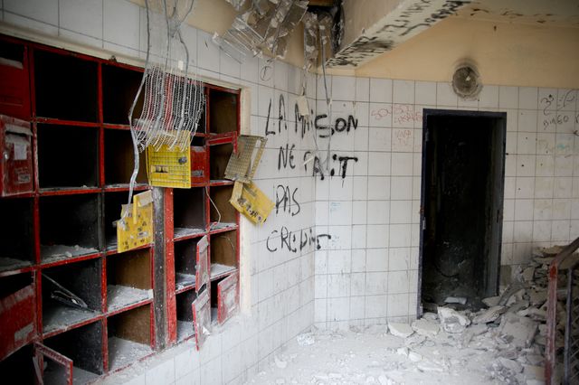 Ancien rendez-vous des dealers de la barre Balzac à La Courneuve