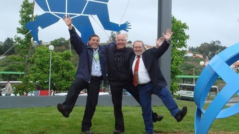 Fête de la géographie à Mirandela, Portugal, avec les prof J M Simoes et D de Abreu