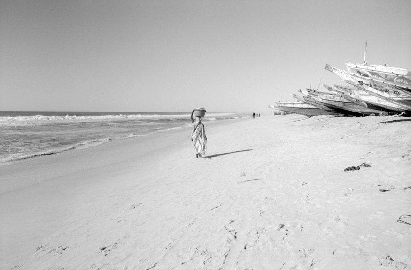 Femme sur la plage