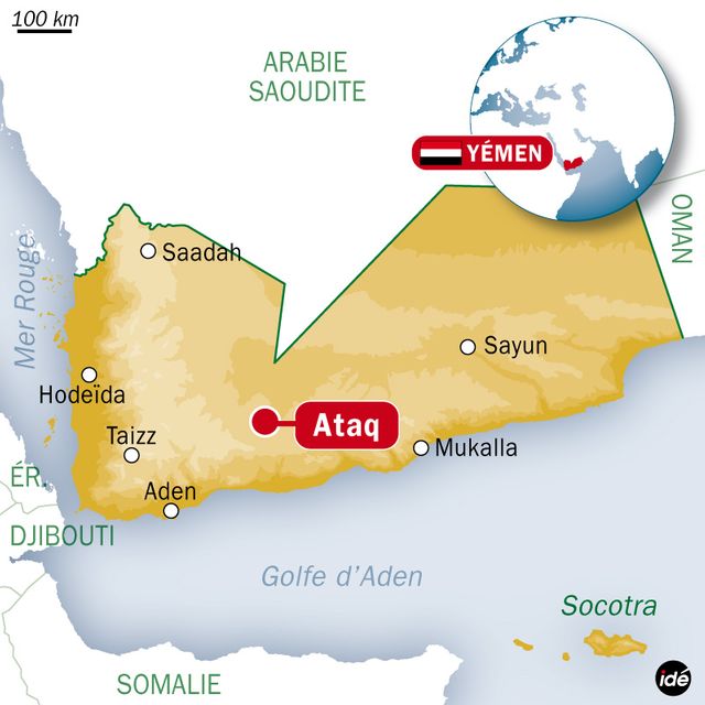 carte Yémen