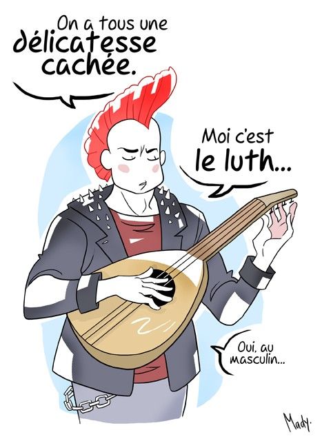Le luth par Mady Martin
