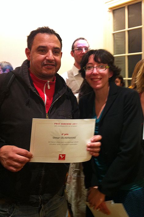 Omar Ouahmane et Mathilde Dehimi, lauréats du Prix Varenne 2011