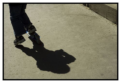 Ombre d'enfant