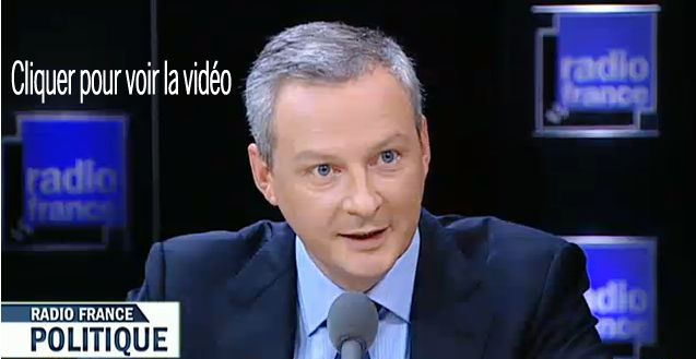 Bruno Le Maire avec L