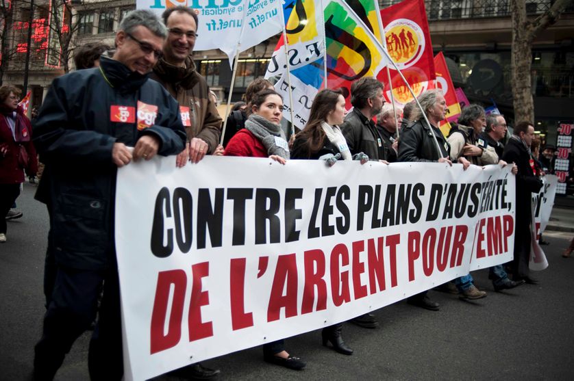 La manifestation du "contre-sommet social"