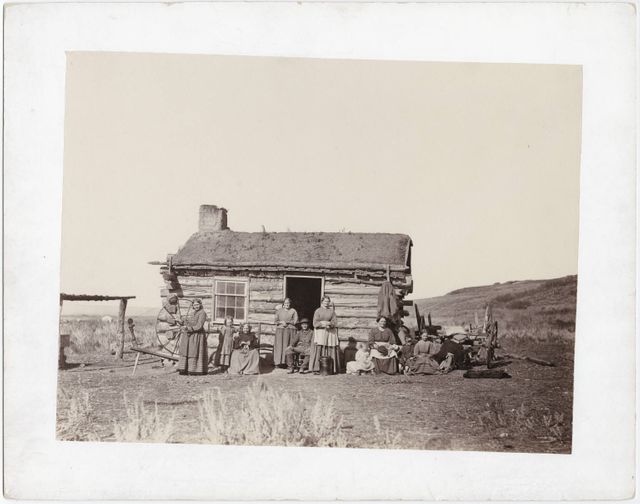 Famille mormone vers 1864-1869 par Andrew J. Russell