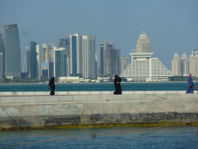 Balade sur la corniche Doha