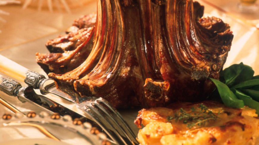 recette-846-Carré d'agneau à la crème de thym