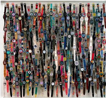 Arman, Swatchmania, 1992 @François Fernandez